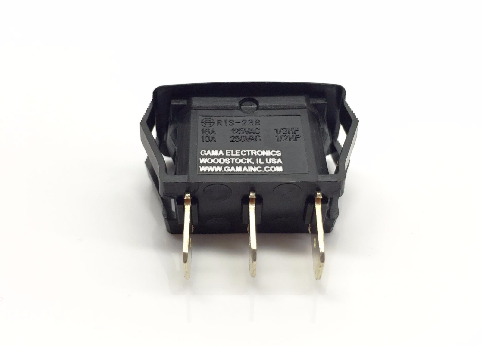 Single Pole Double Throw On-Off-On Rocker Switch 16A@125VAC 10A@250VAC/12VDC