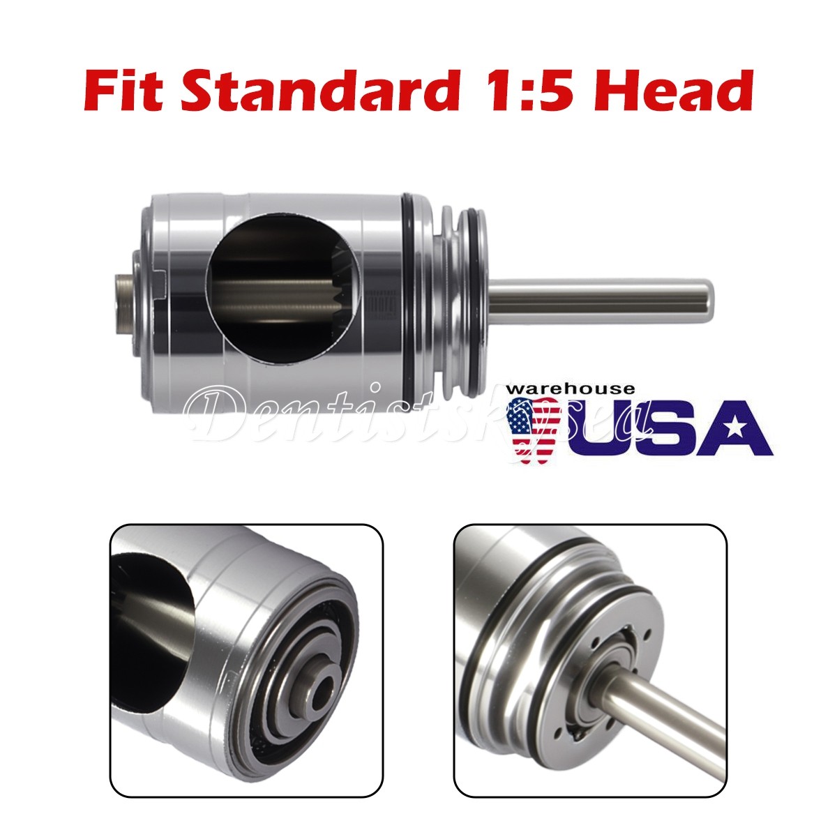 Dental Cartridge Rotor Autochuck For Standard Head 1:5 Low Speed Handpiece