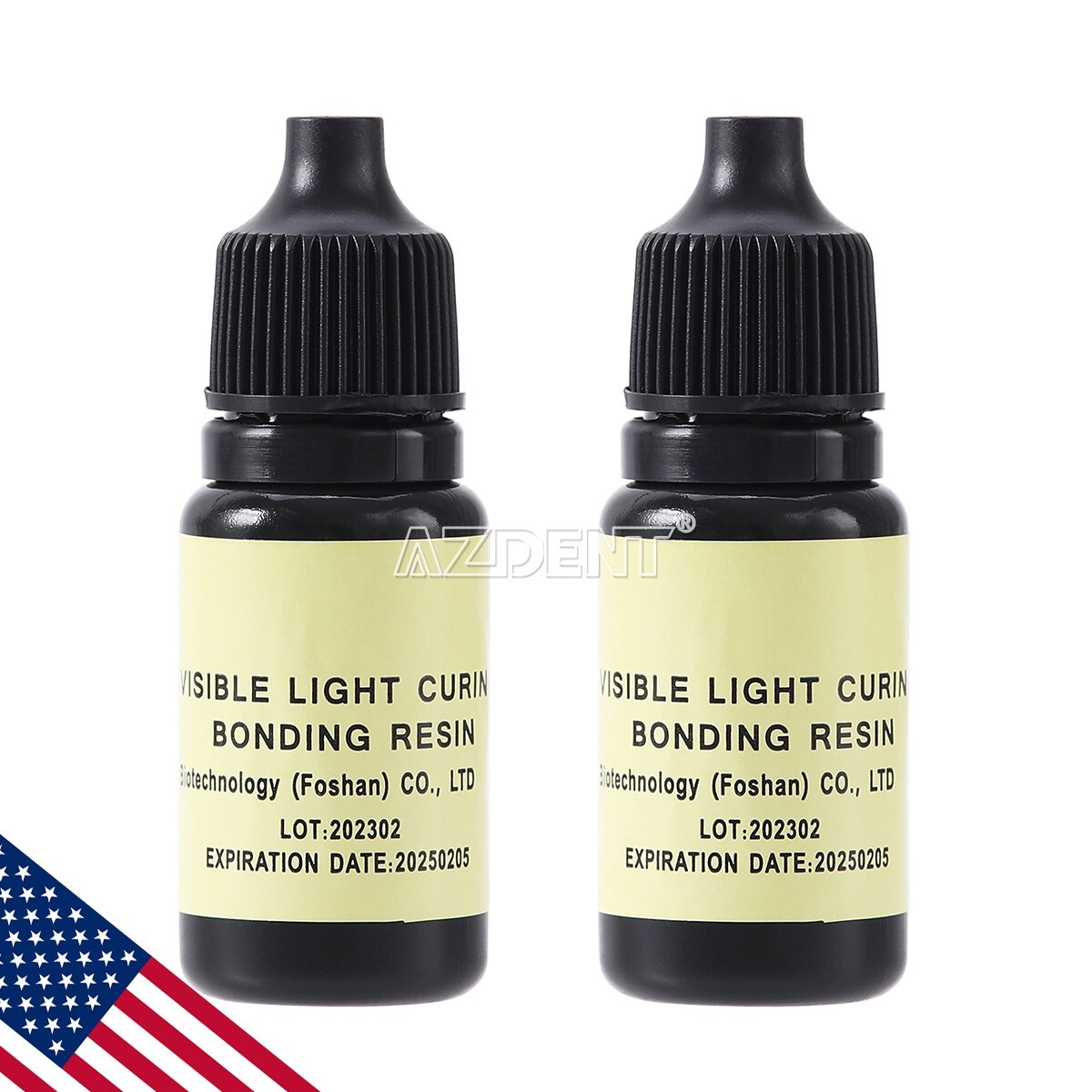 10X Dental Visible Universal Light Cure Bonding Adhesive Resin 5ml/Bottle
