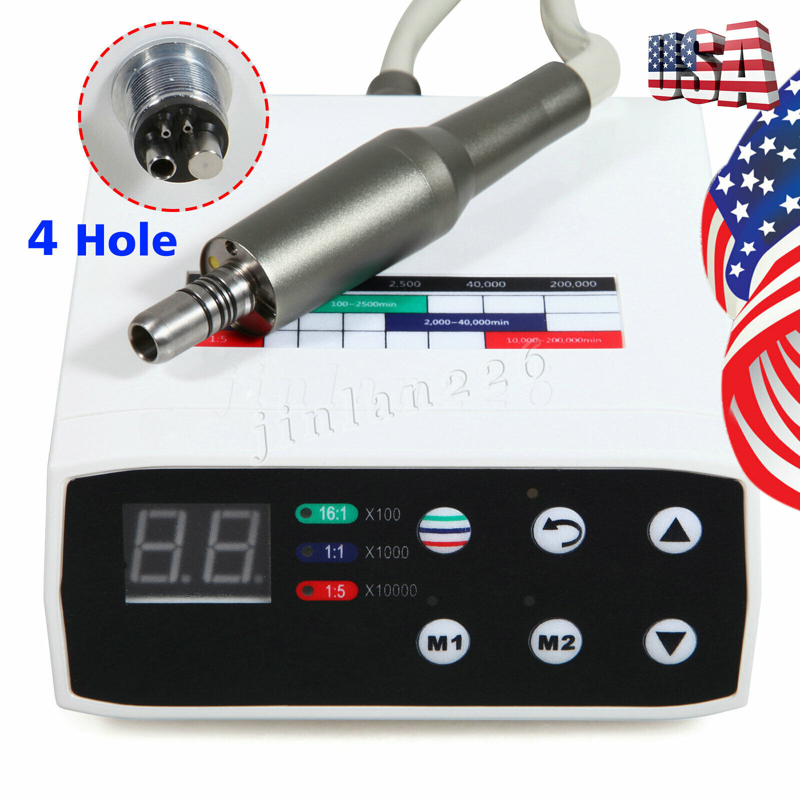 Dental Electric Motor System Clinical Micromotor 1:5 Handpiece Fit KAV