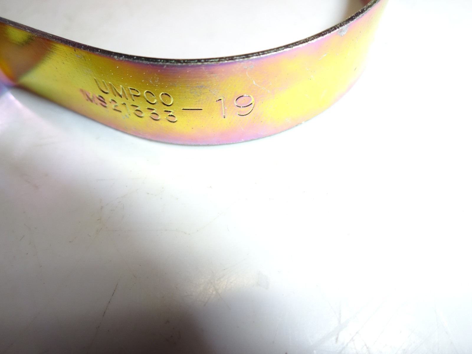 LOT OF 25 UMPCO MS21333-19 LOOP CLAMP FASTENER