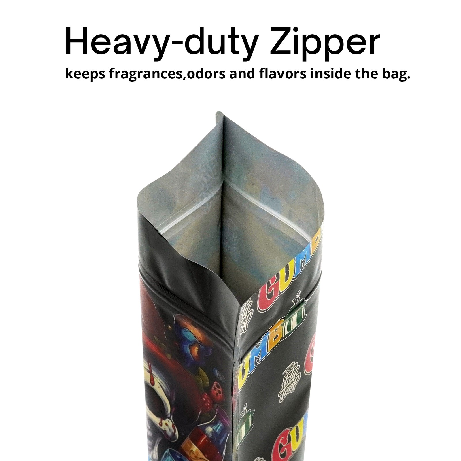 100Pcs Mylar Foil Pouches 7g / 28g Resealable Zipper Heat‑Seal Storage Bags