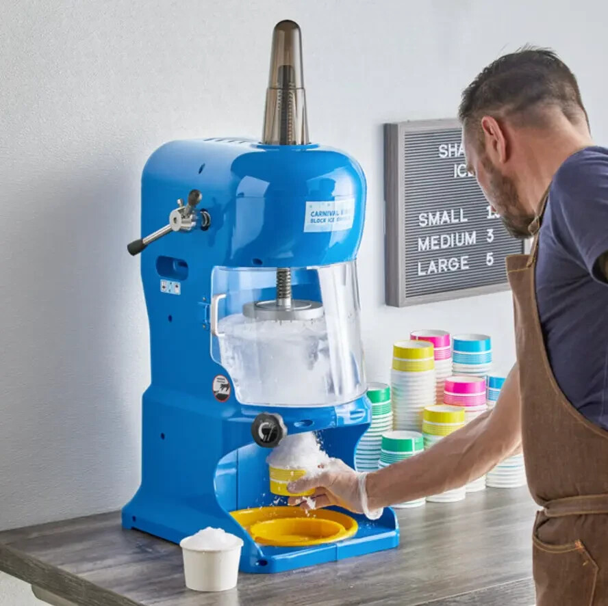 Commercial Ice Cub Shaved Ice Machine Premium Quality Ice Shaver Snow Cone Maker