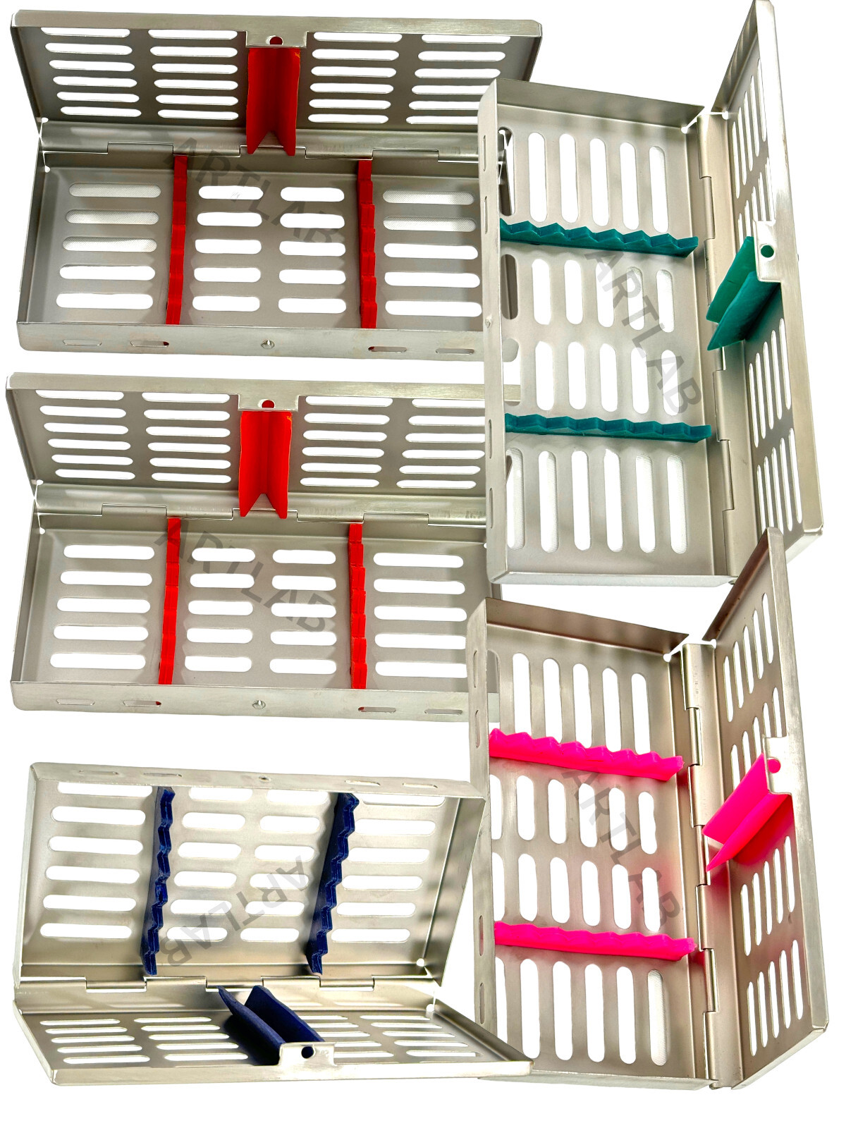 Artlab-Sterilization Cassette For 7 Instruments Surgical & Dental Heavy Duty