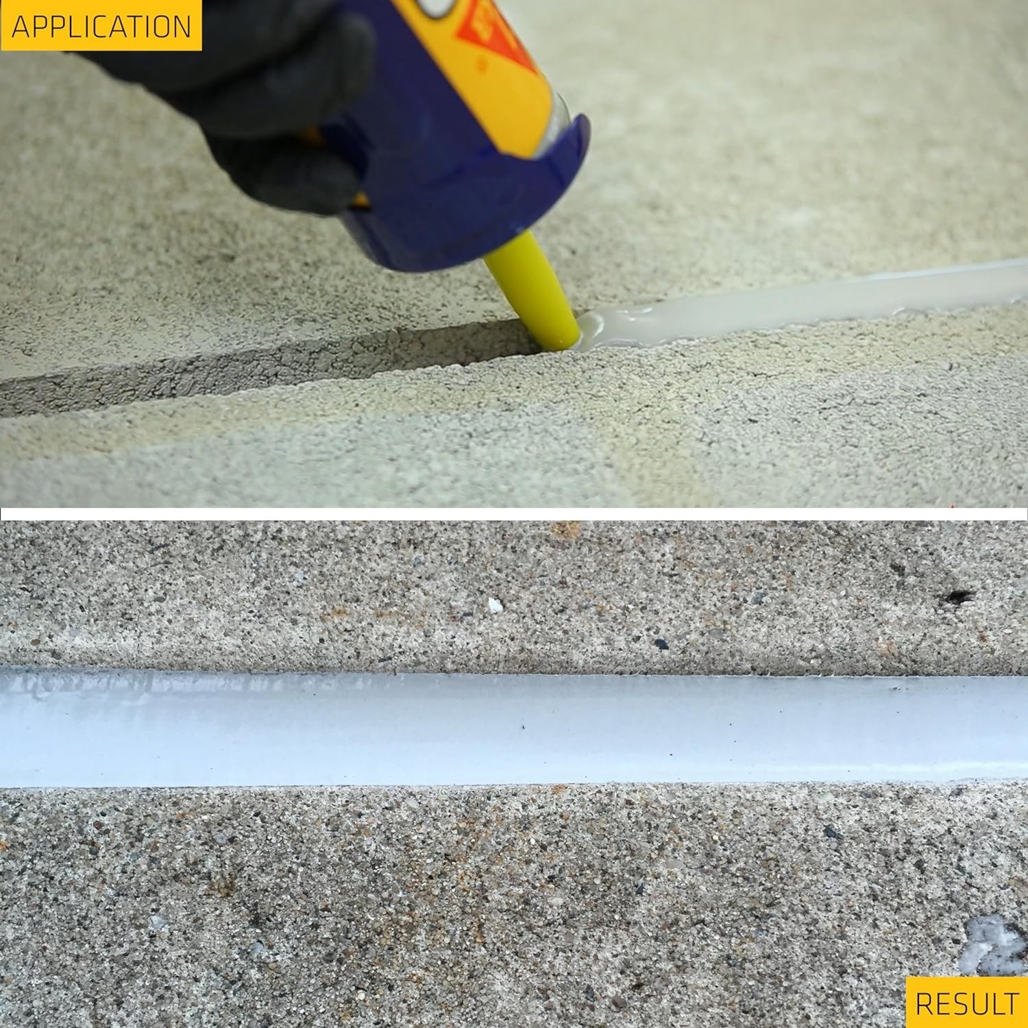 flex Self-Leveling Sealant – Gray Polyurethane, Waterproof, 10.1 fl oz Cartridge