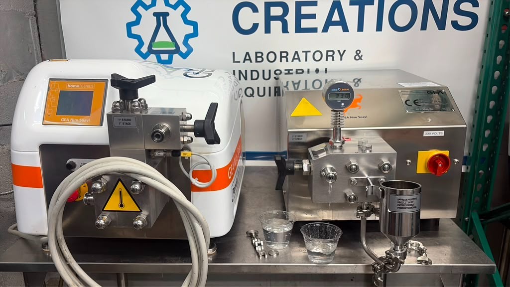 GEA Niro Soavi Homogenizer Combo: Panda Plus & NS1001L2K – Tested Working Great