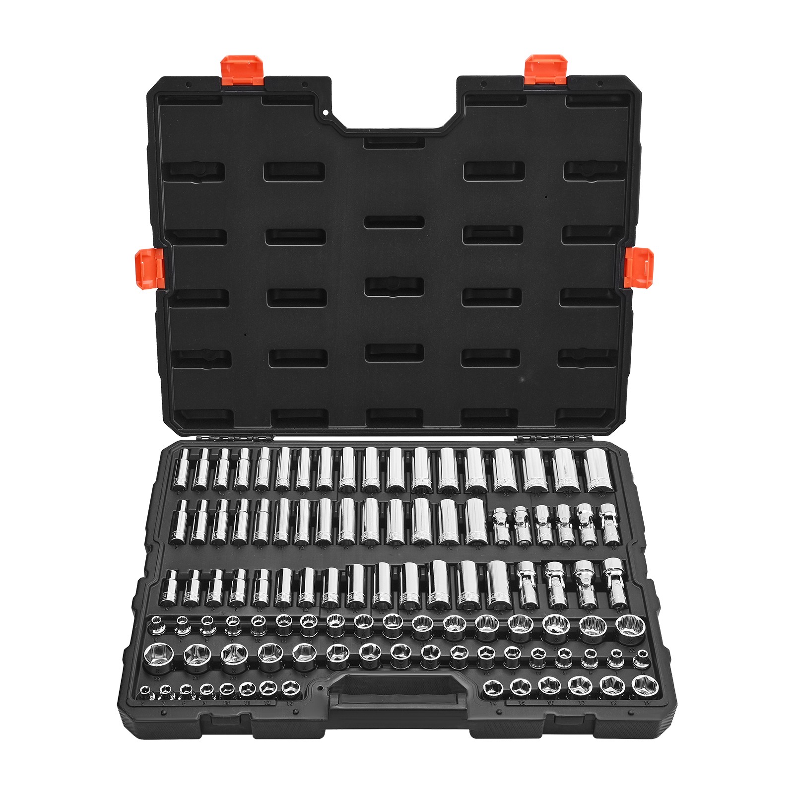 Uimoso 104-Piece Socket Tool Set for 3/8-Inch Drive Automotive Repairs