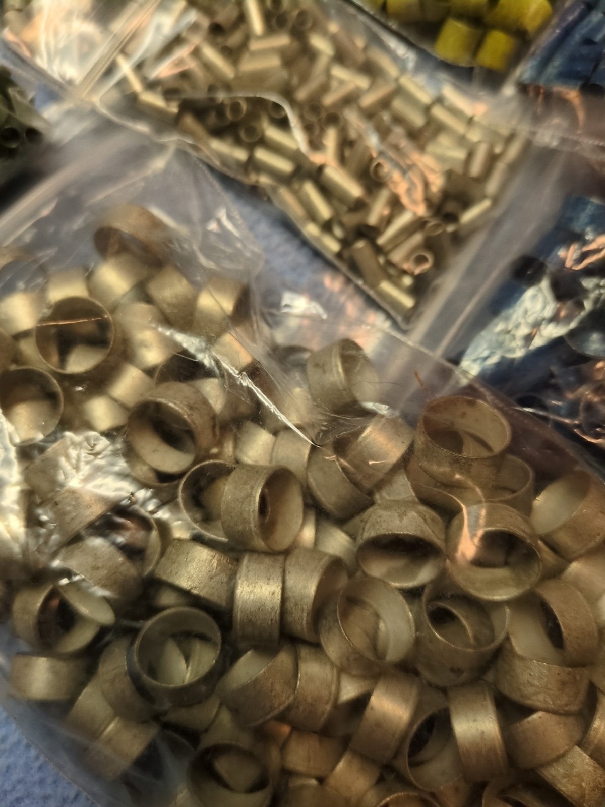 (4+Lbs) 12 Assorted Sizes Shield-kon Outer Sleeve Connectors Mixed Lot NOS