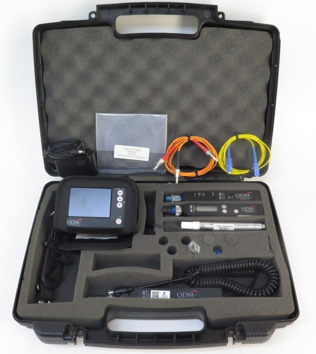 ODM VIS300M, RP450, TP220 SM Fiber Optic Test & Inspection Kit VIS300B RP450-02