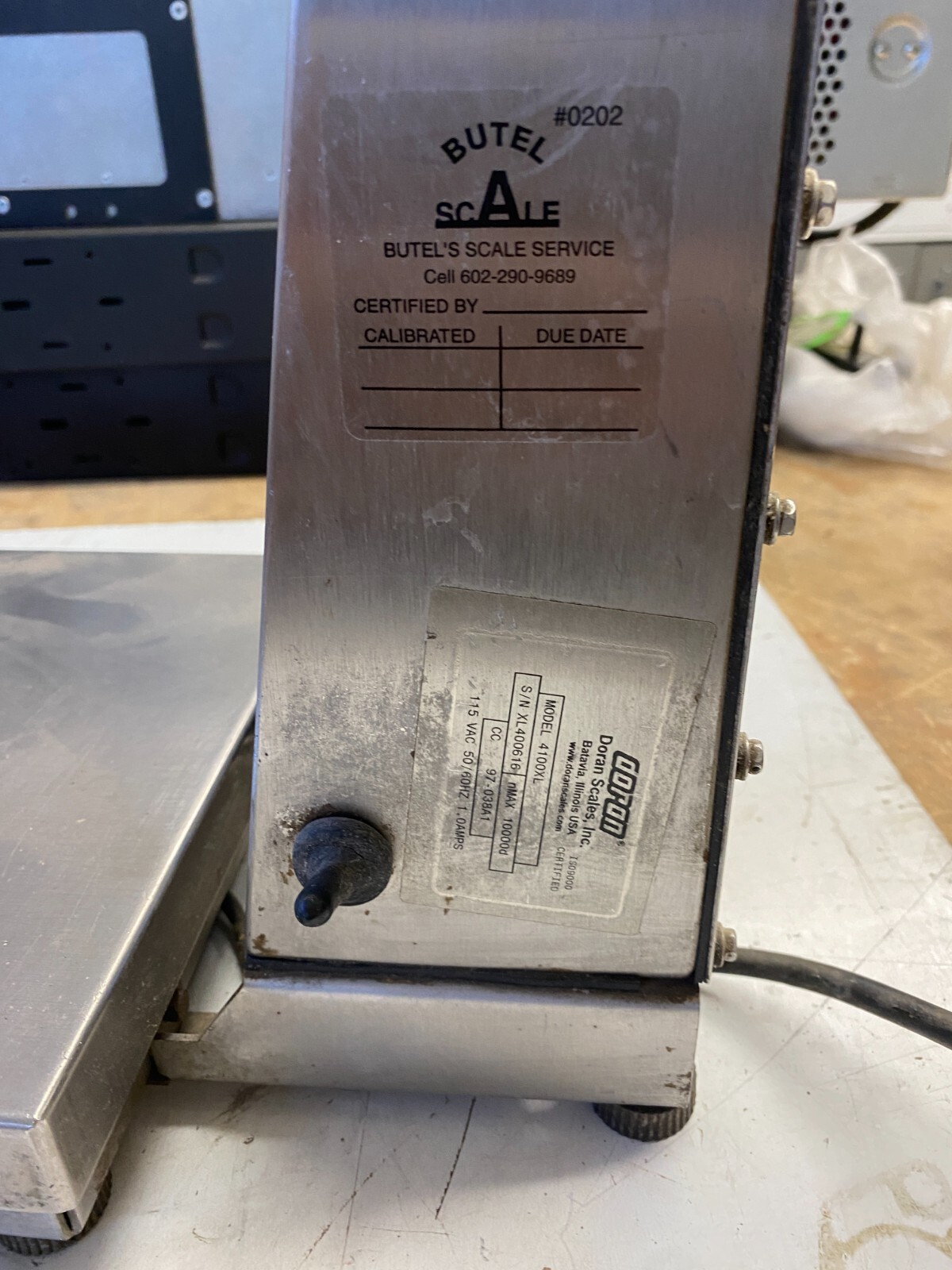 Doran Scales 4100XL Model DXL7010 10lb Capacity Over Under Check Balance