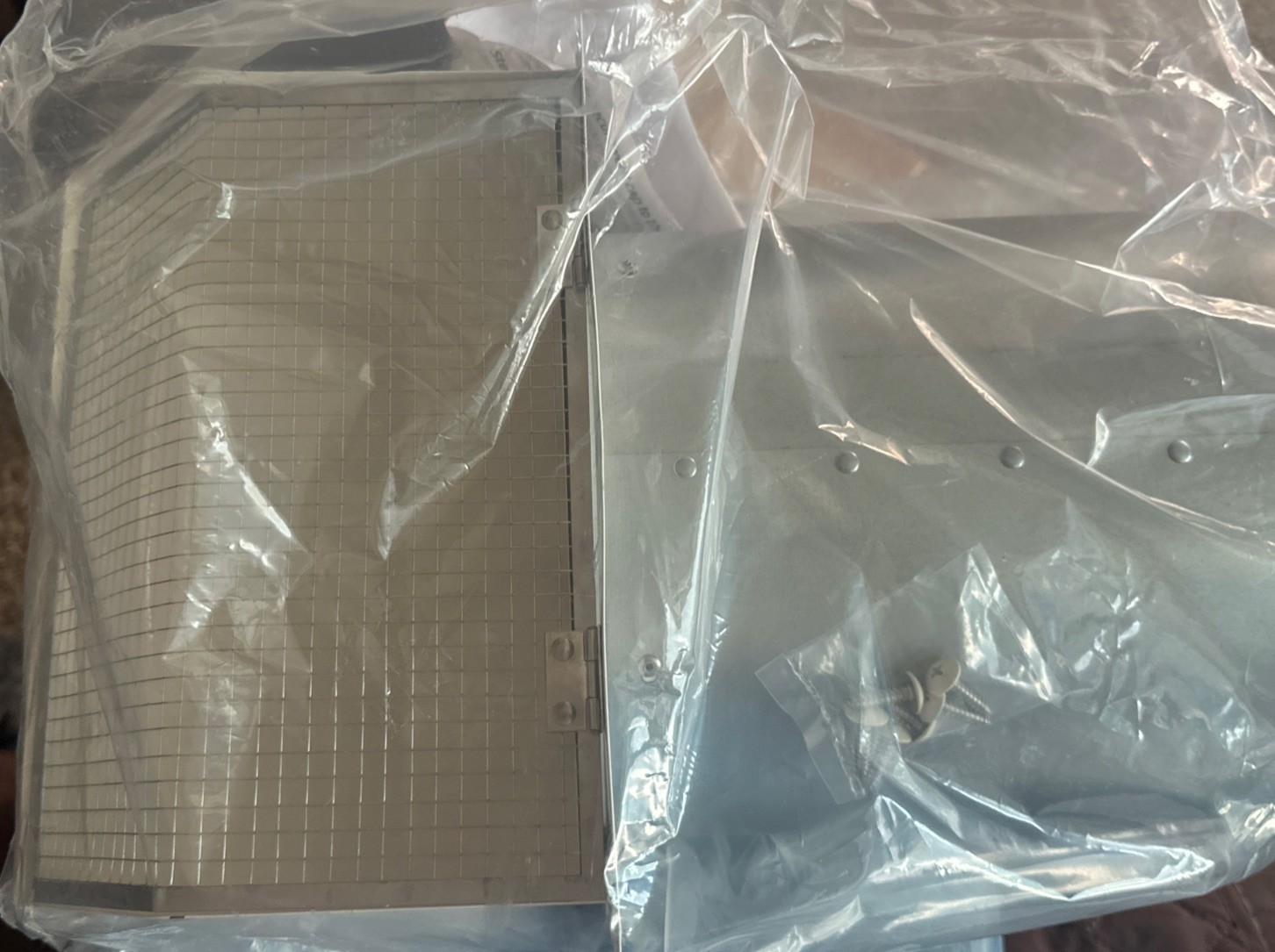 8 Inch Hooded Wall Vent with Screen and Damper,Wall Exhaust Vent Cover Wall Cap