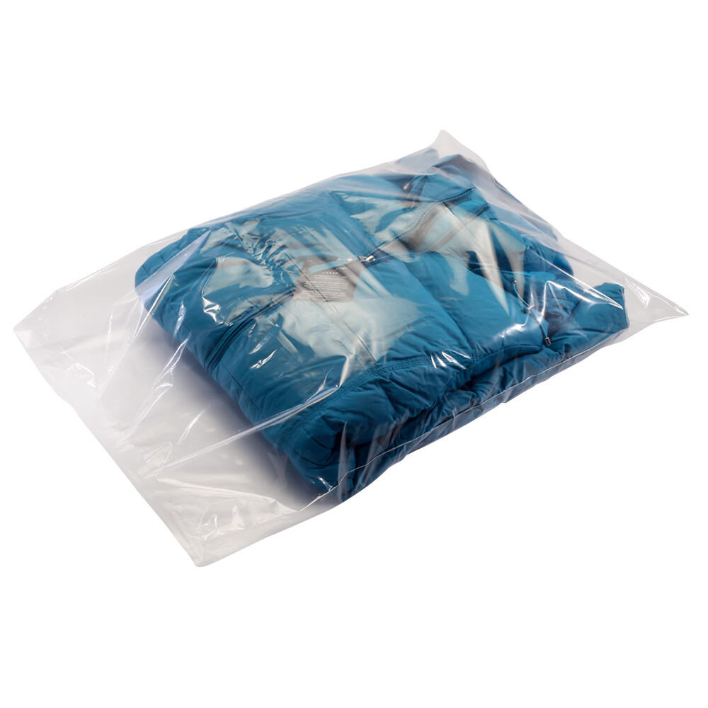 9×12″ Clear Poly Bags Flat Open Top 1-Mil ml LDPE Plastic T-Shirt 100 200 1000