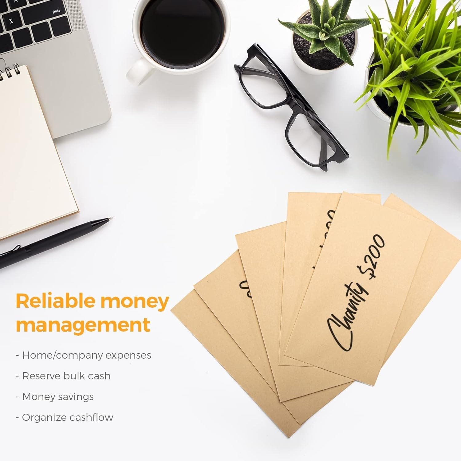 ACKO Coin Money Envelopes – 500 Pack of Durable Kraft Small Budget Envelopes …