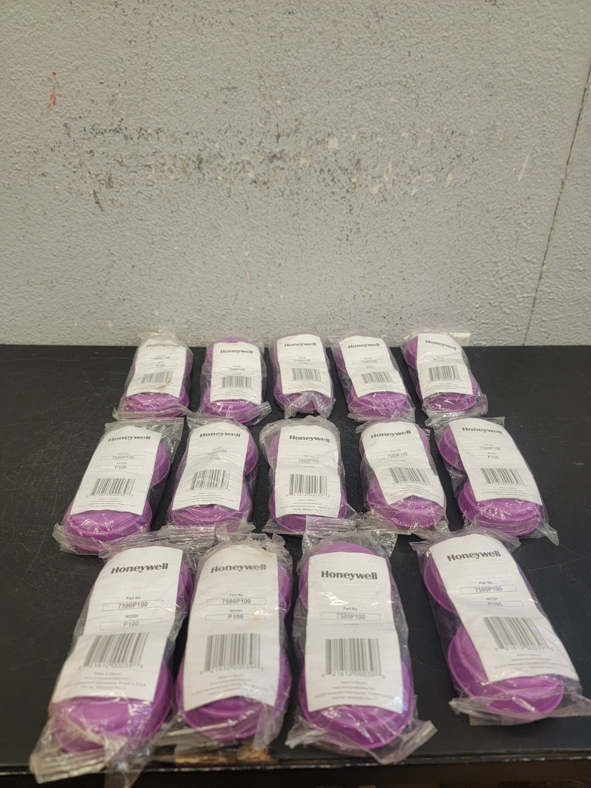 14 Pairs Honeywell P100 Respirator Filters 7580P100 Case/ 14 Packs New👁️