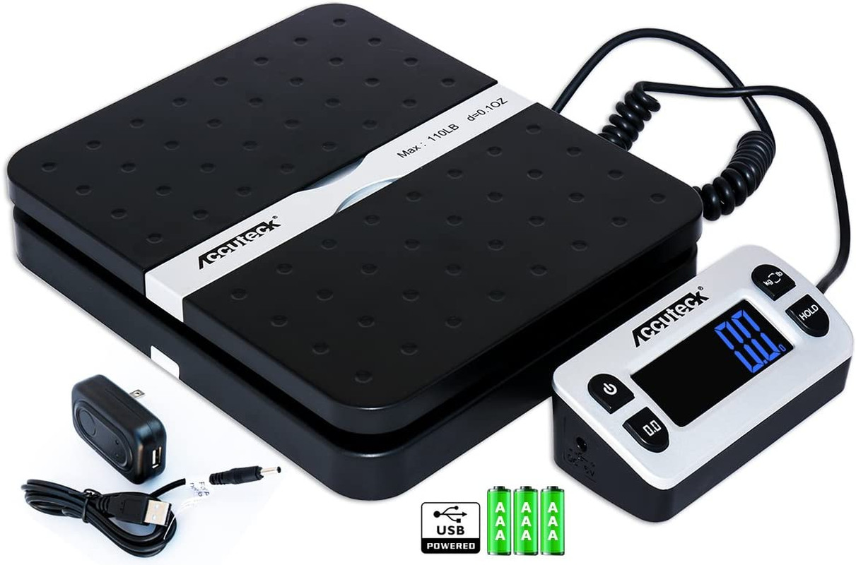 DIGITAL WEIGHT SCALE 110 Lbs Electronic Postage Mail Lot Package Weighing Scales