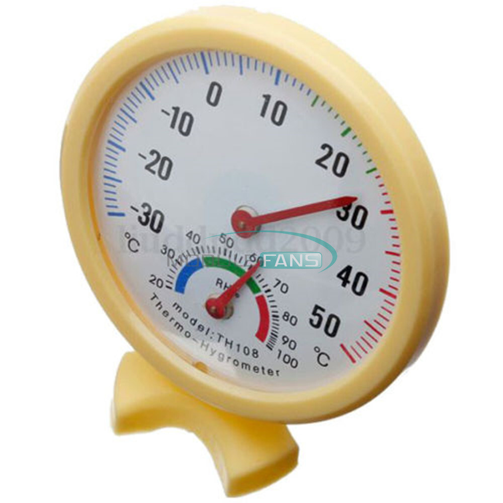Large Dial Indoor TH108 Hygrometer Humidity Thermometer Temp Temperature Meter