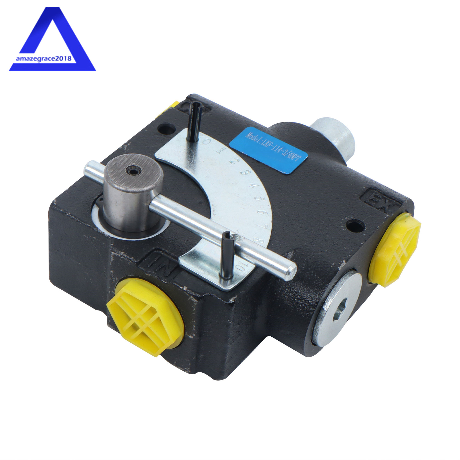0-30 GPM, Hydraulic Adjustable Variable Flow Control Valve w/ Relief, 3/4” NPT
