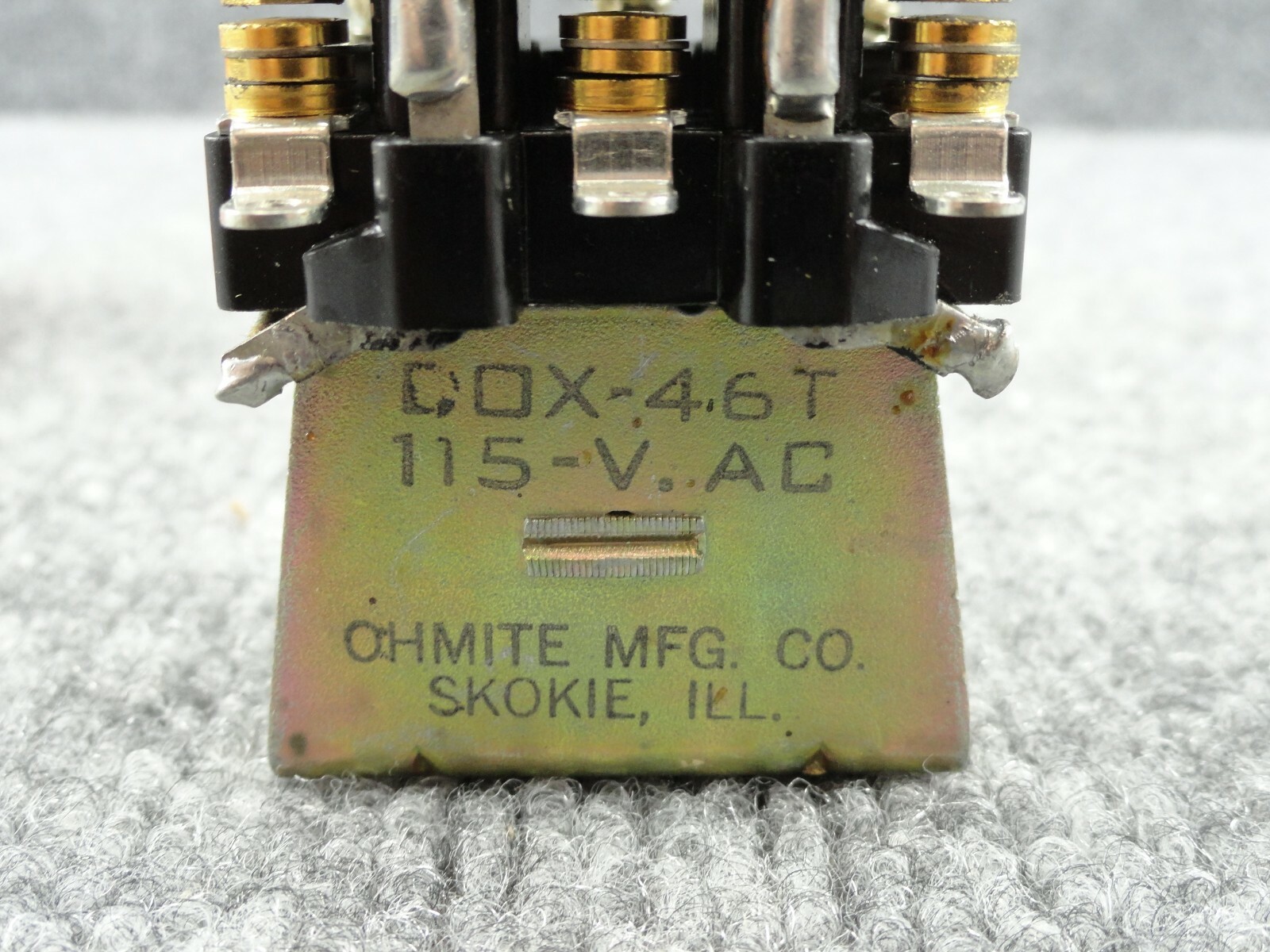 New Unused OHmite DOX46T Relay 10 amps 115 Volt DOX-46T