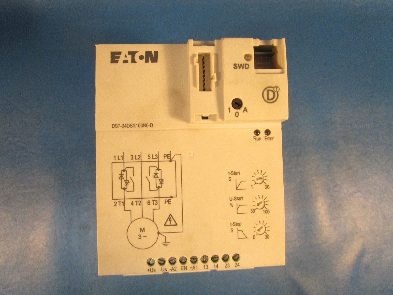 EATON DS7-34DSX100N0-D, Soft Starter, 100A 200/480V 50/60HZ 3PH, Style DS734DSX1