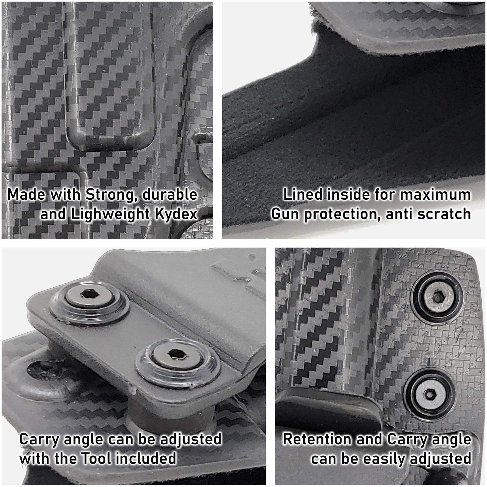 Kydex IWB Holster for Sig Sauer P365 Concealed Carry – by Houston – Lined Ins…