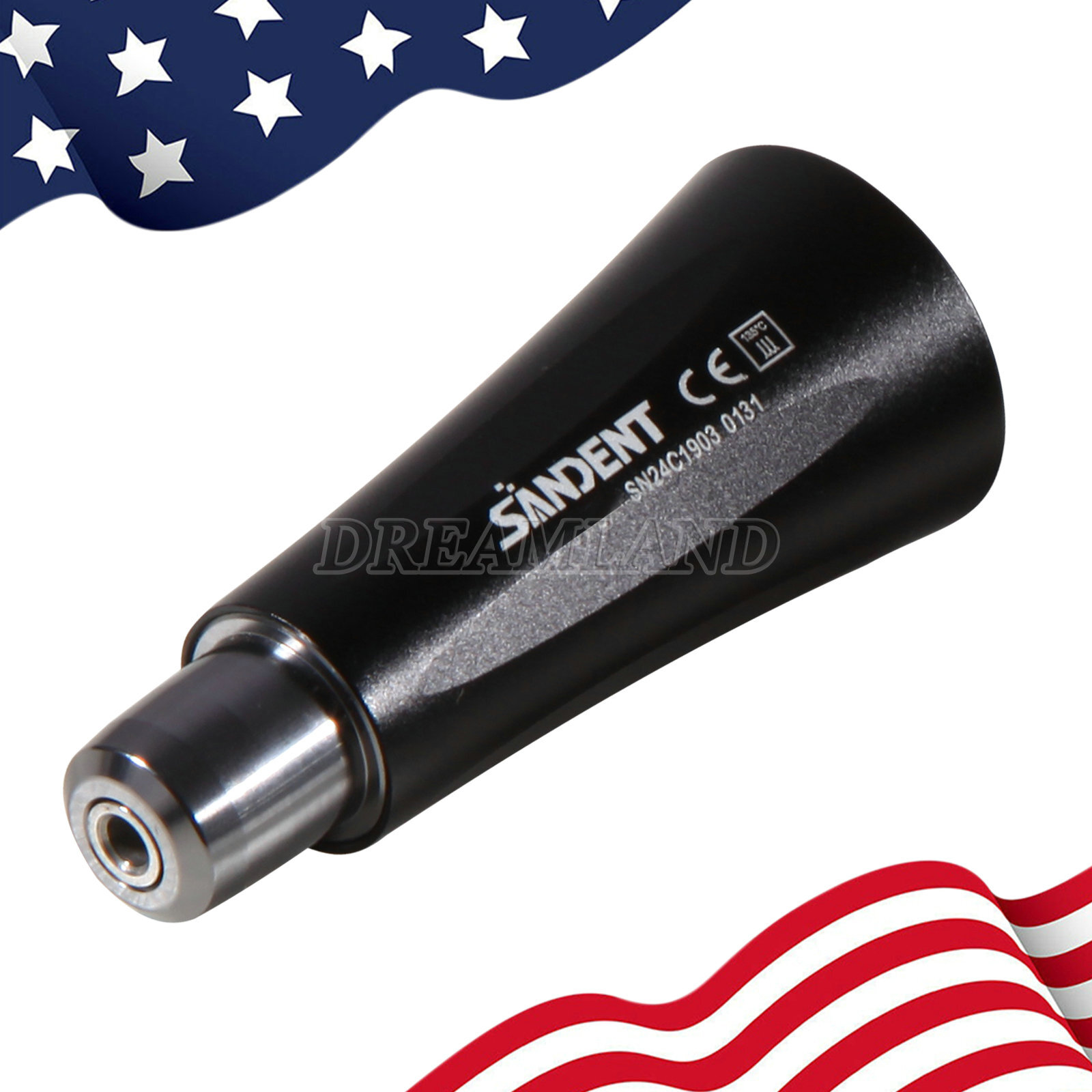 Dental Hygiene Prophy Handpiece Straight Nose Cone 4:1 for E Type Electric Motor