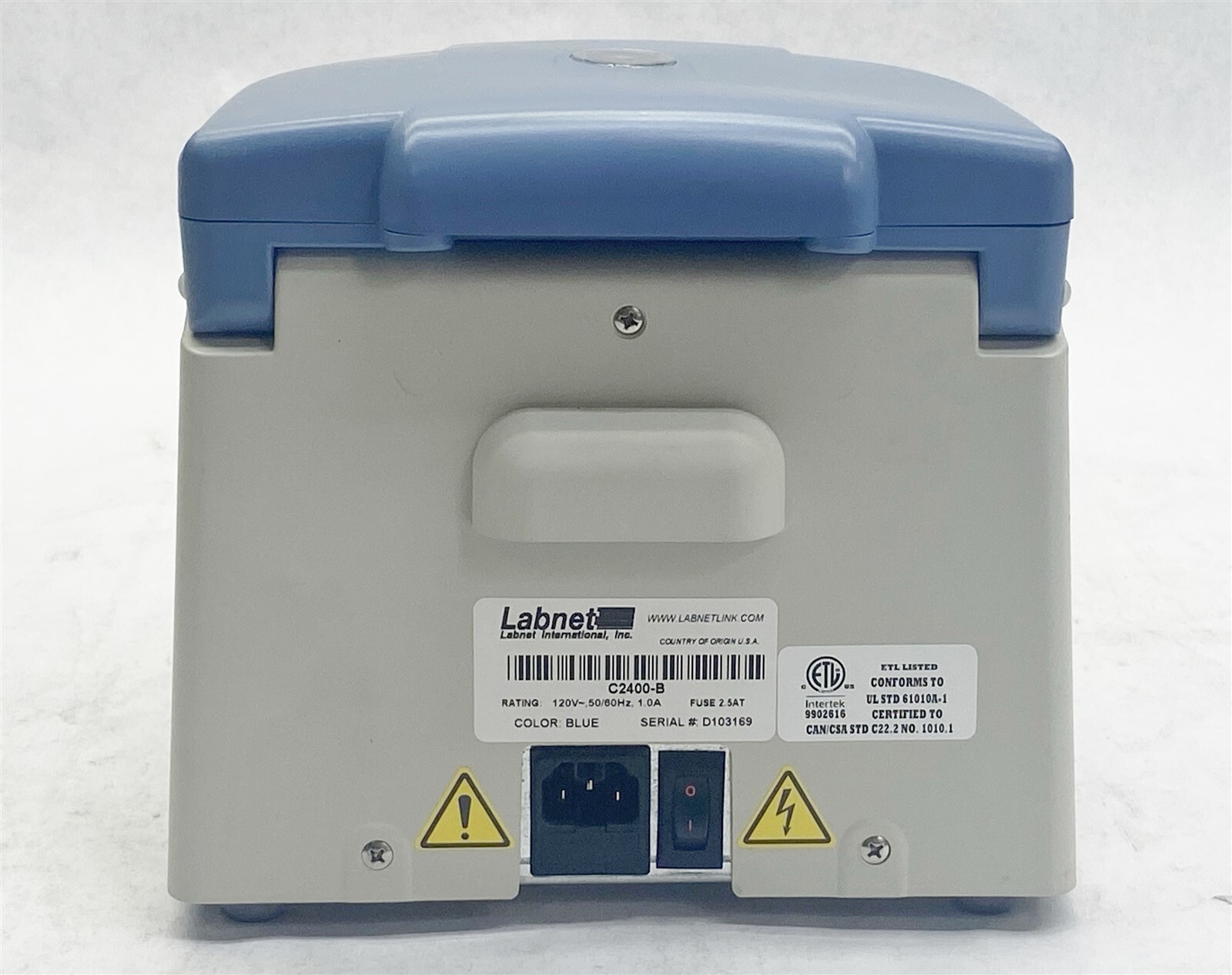 Labnet Spectrafuge 24D C2400-B 13,300 RPM Digital Benchtop Centrifuge w/Rotor