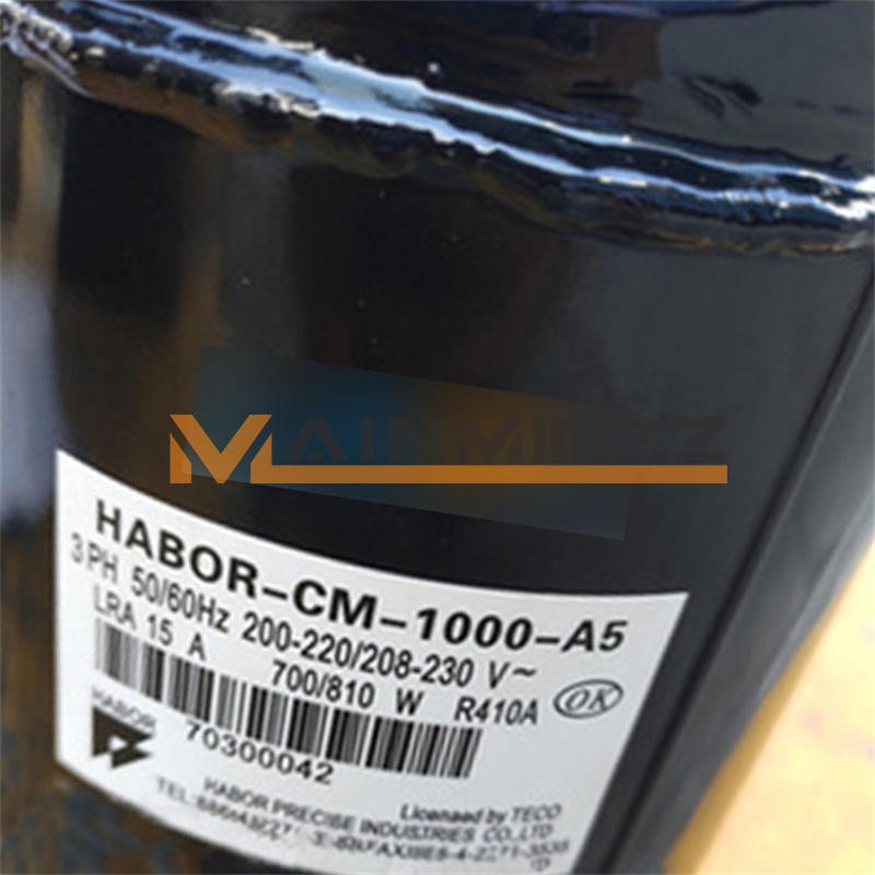 ONE NEW HABOR-CM-1000-A5 Refrigeration compressor 3PH 50/60Hz 200-220/208-230V