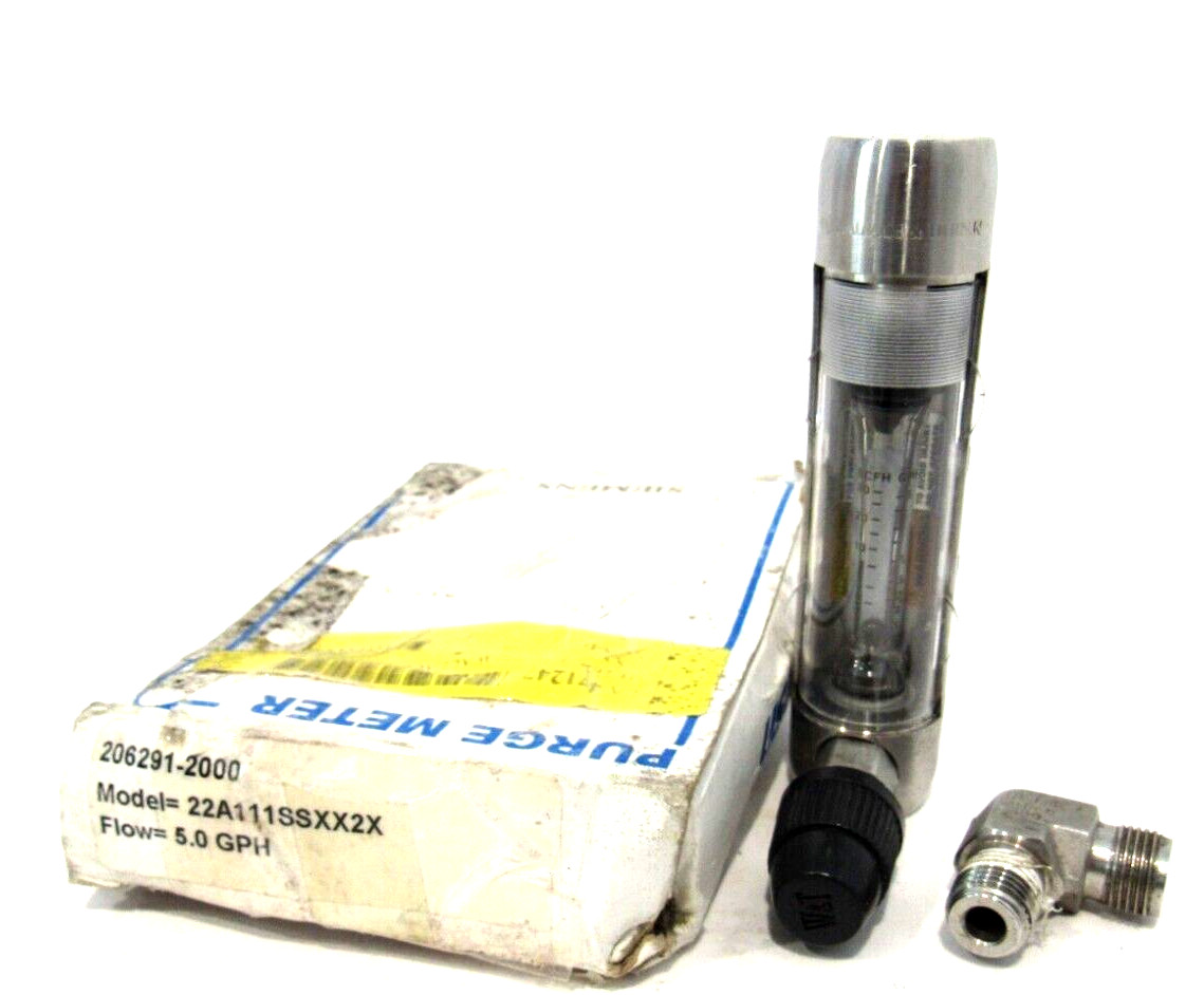 NEW WALLACE & TIERNAN / US FILTER 206291-2000 PURGE METER 22A111SSXX2X 206291200