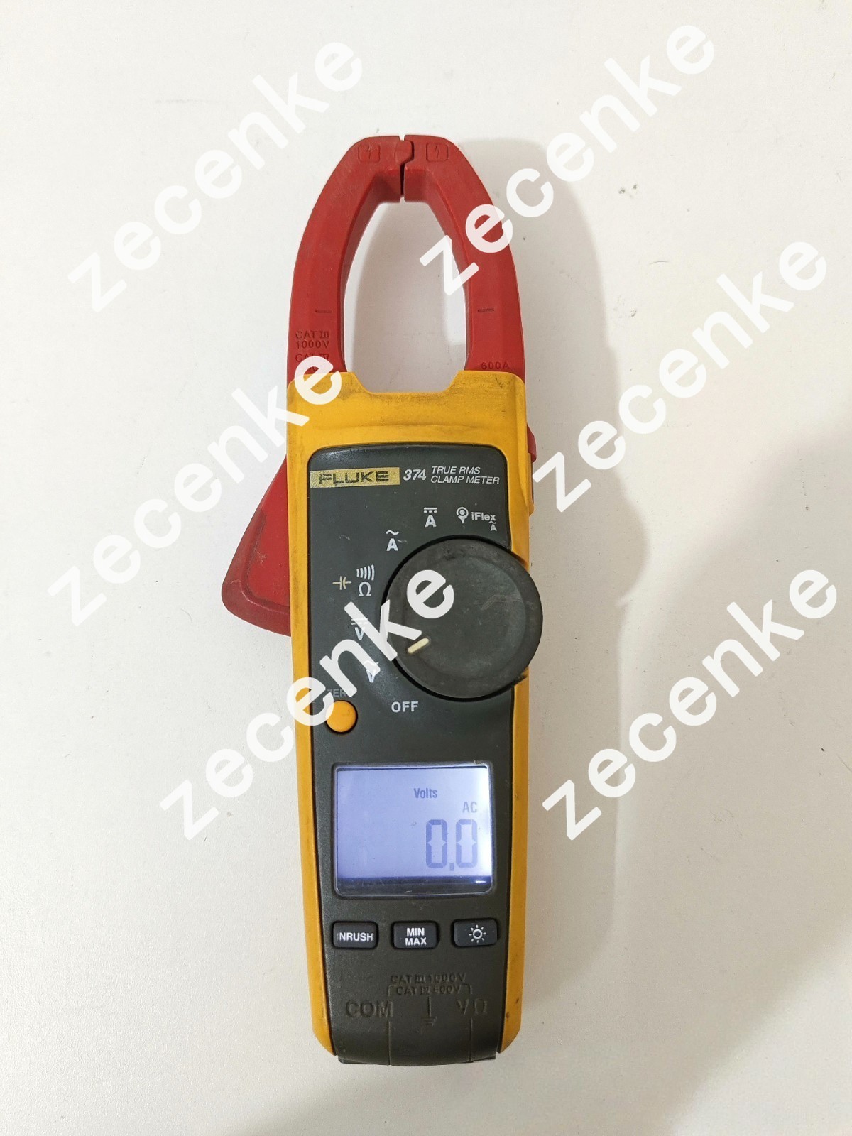 Fluke 374 True RMS Clamp Meter + Leads 600A AC/DC | TESTED