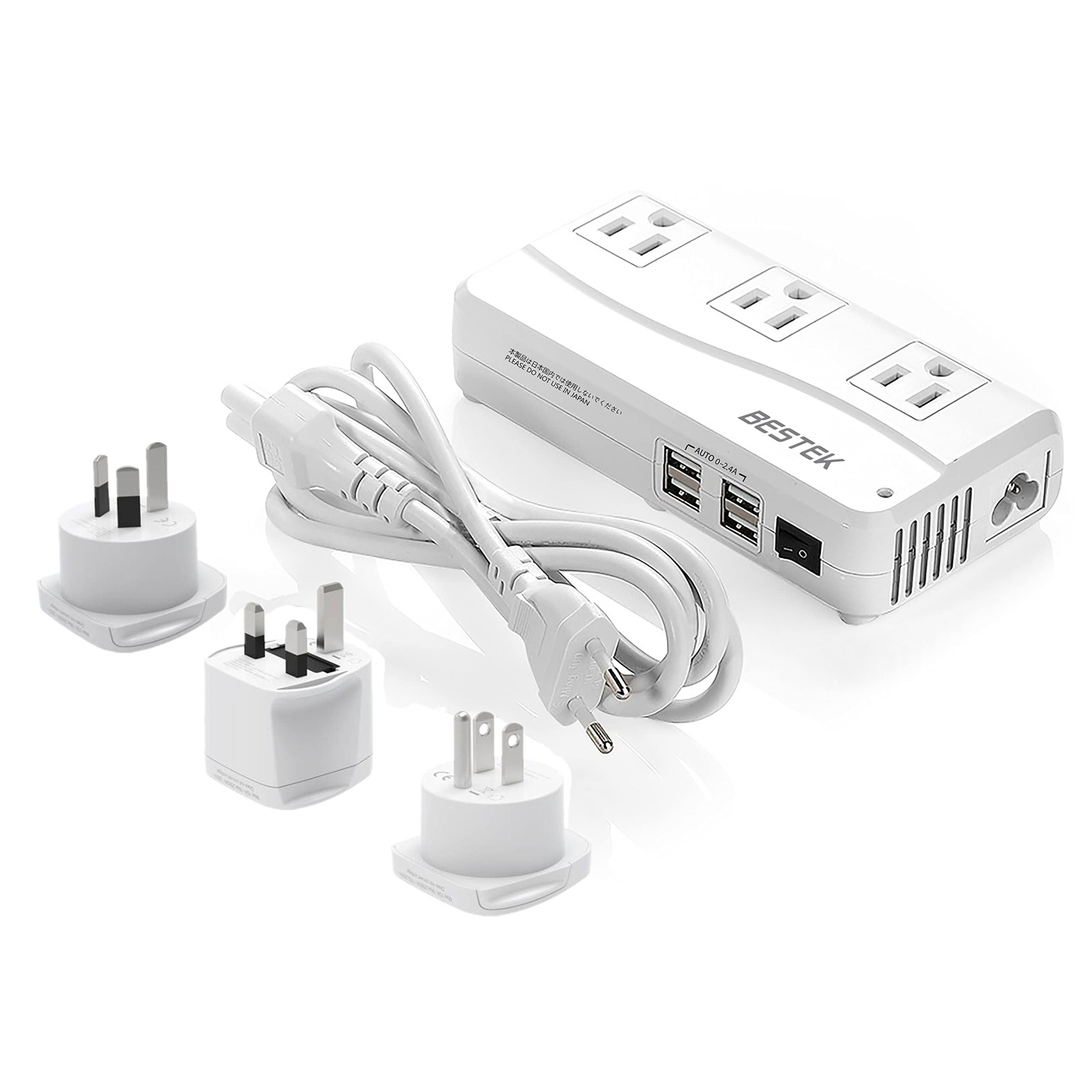 Voltage Converter 220V 230V 240V to 100V 200W For Japanese Electrical Products