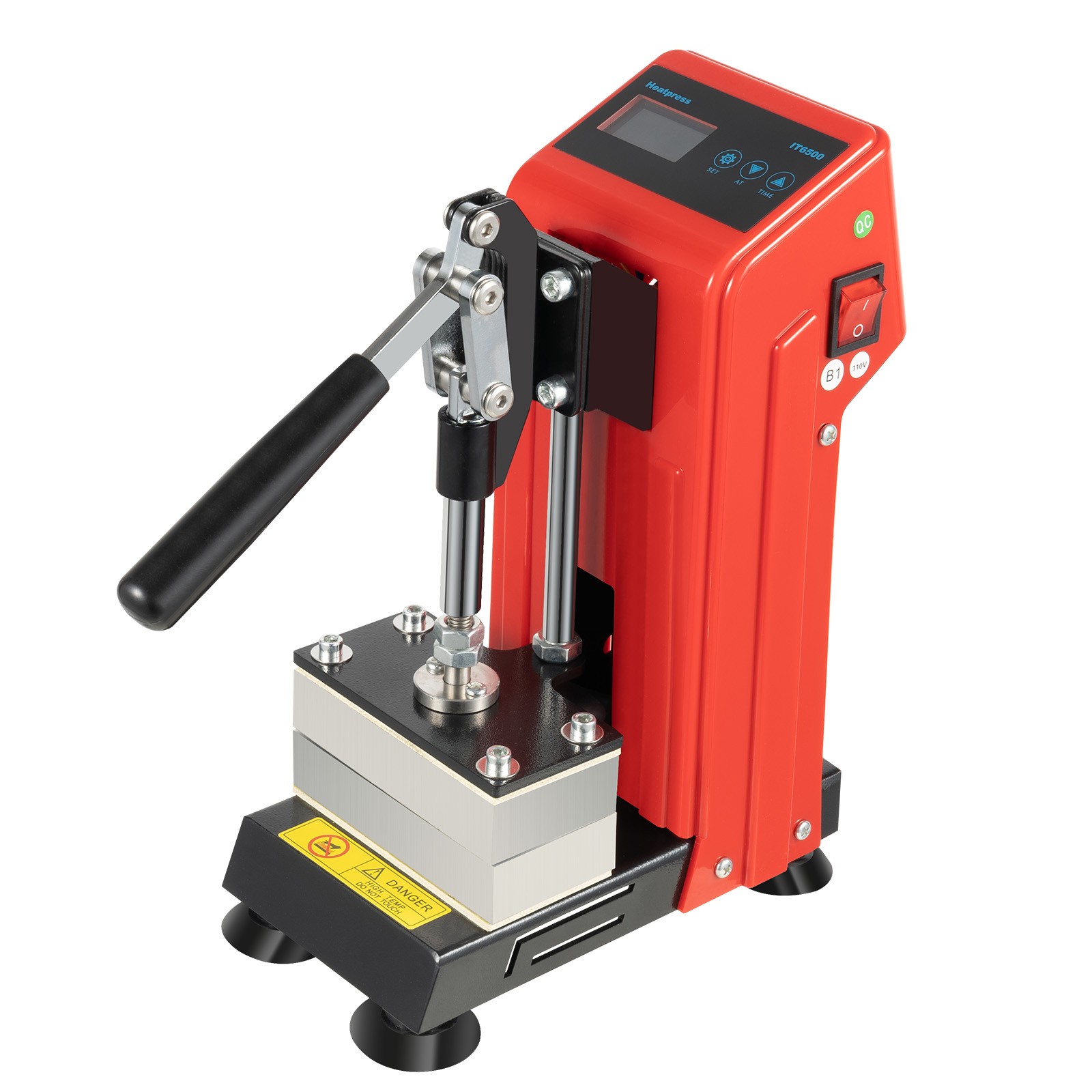 Heat Press Machine 900W Mini Manual Heat Presser Heavy Duty Hot Press Stamping