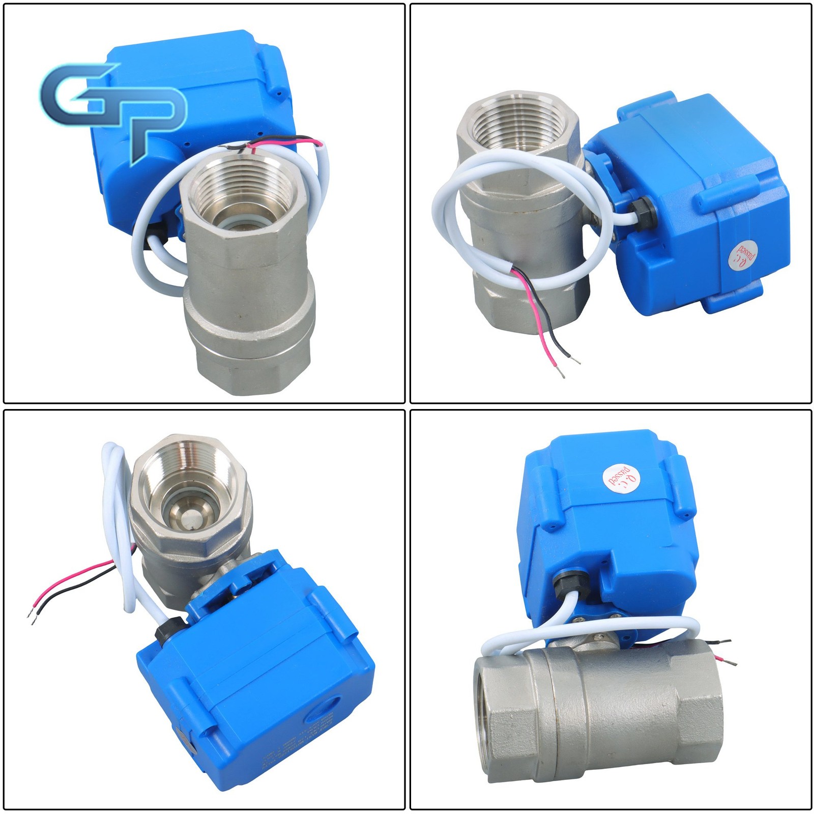 Auto Return Motorized Ball Valve 3/4″ Full Port 9-24V AC/DC