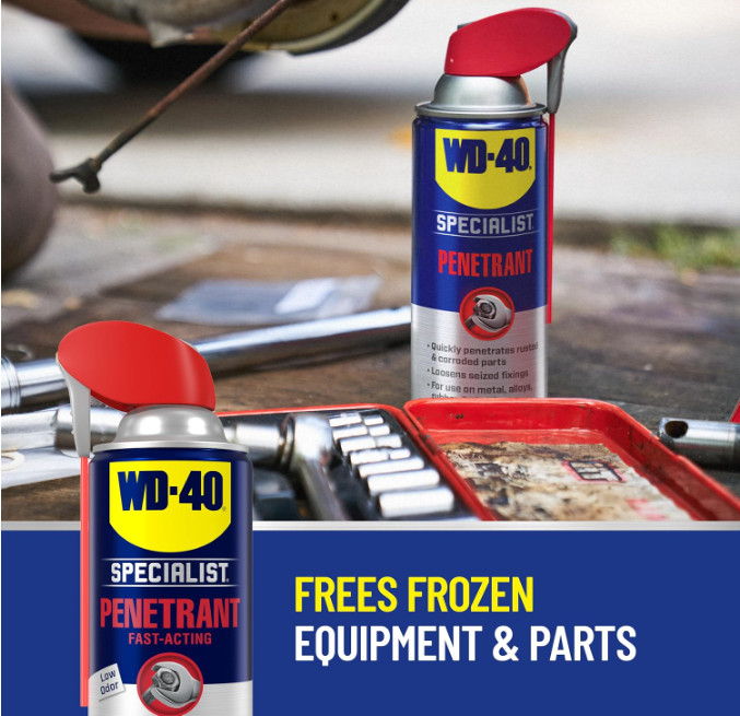 WD-40 Specialist Penetrant with SMART STRAW SPRAYS 2 WAYS, 11 OZ [6-Pack]