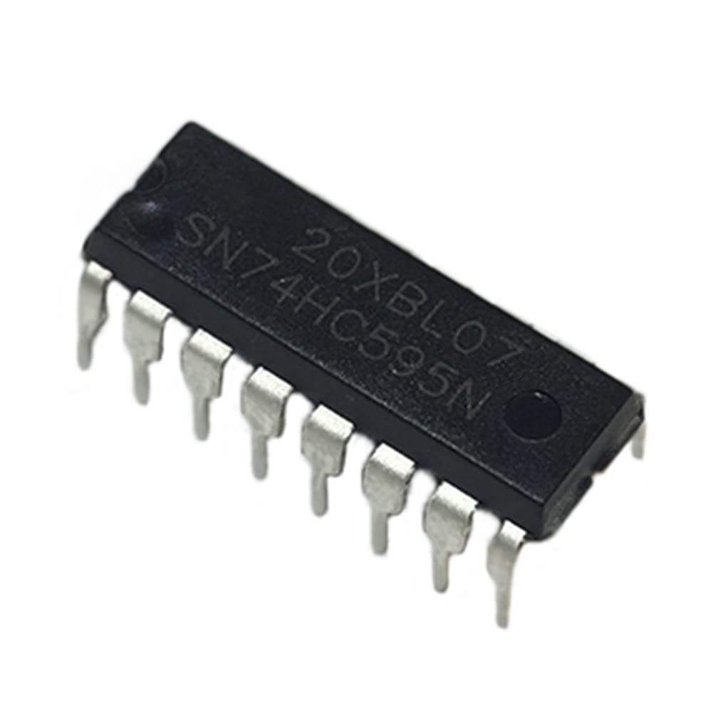 20pcs 74HC595N 74HC595 8-Bit Shift Registers W ith Latched 3-State Output，DIP…