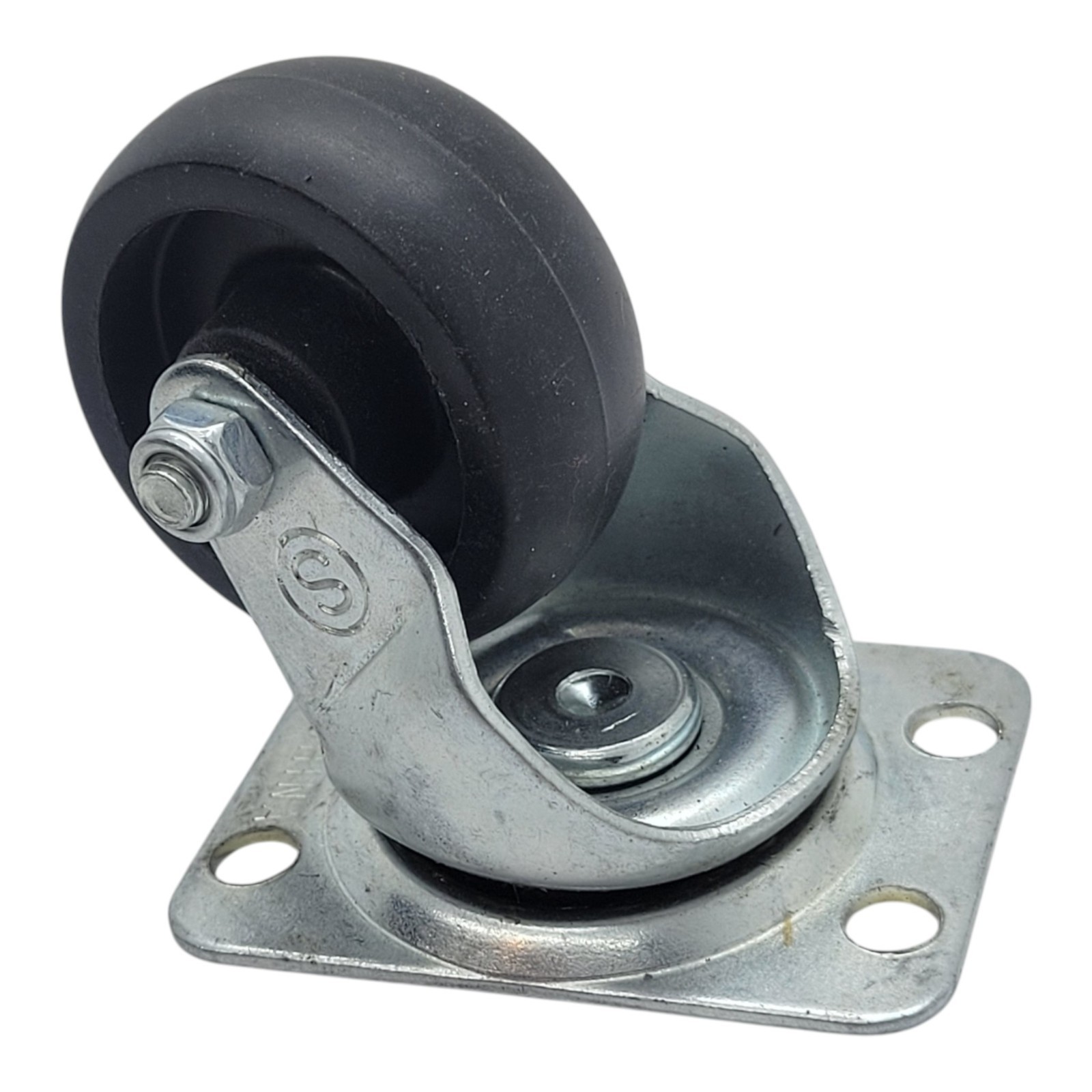 Everbilt 49392 2″ Swivel Plate Caster Polypropylene Wheel Steel Frame