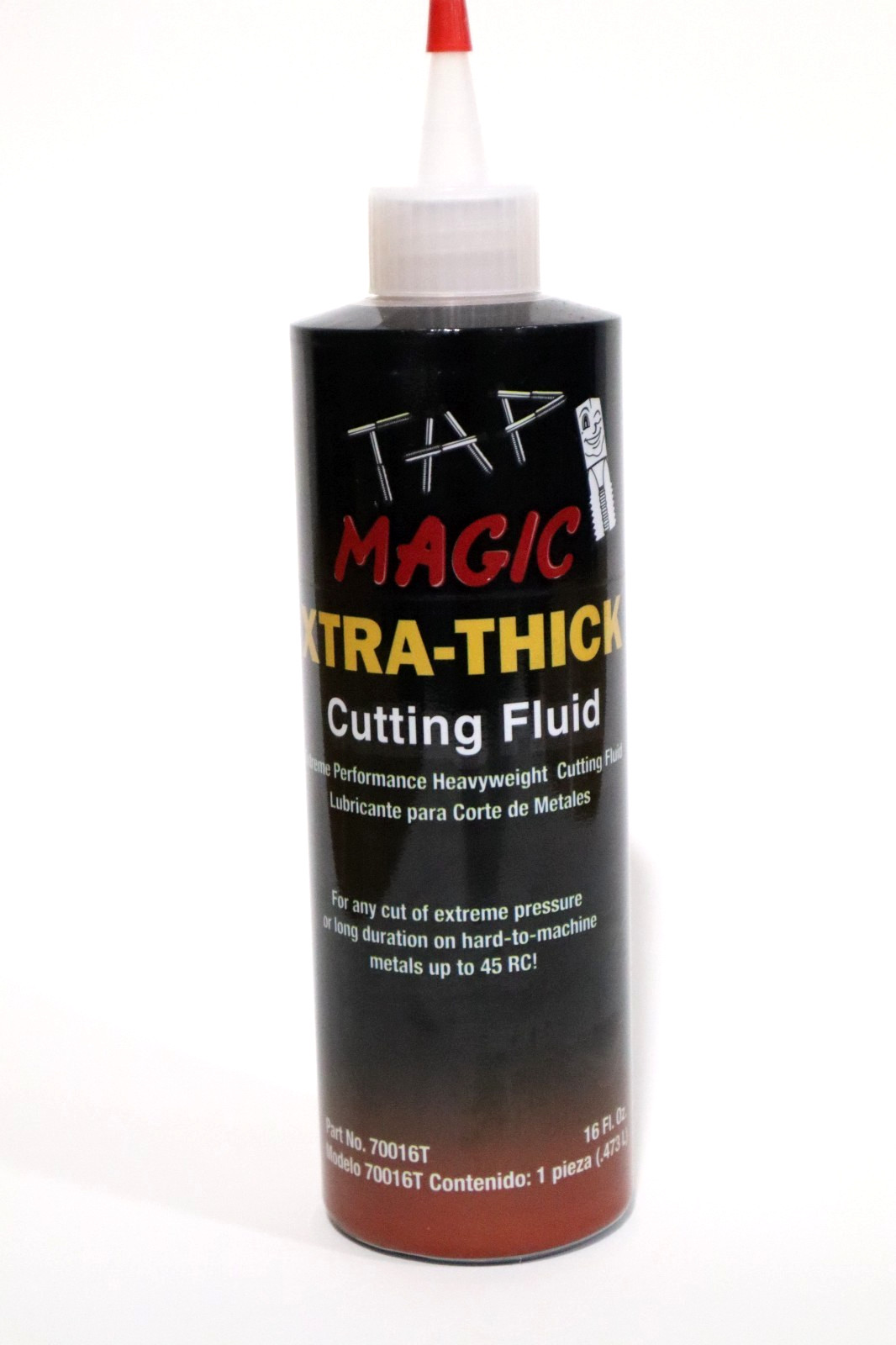 TAP MAGIC, XTRA-THICK CUTTING FLUID #70016T, 16 oz. SQUEEZE BOTTLE