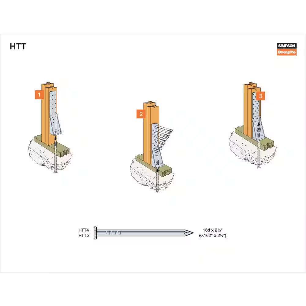 HTT 12-3/8 In. 11-Gauge Galvanized Heavy Tension Tie