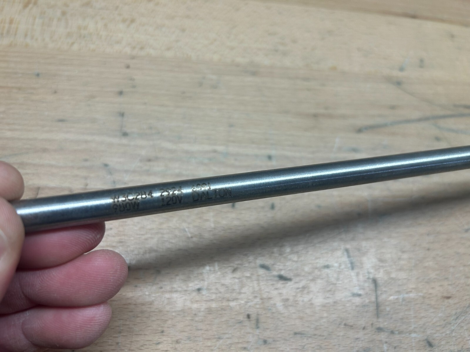 Dalton W3C284 2924 7003 split shaft cartridge heating element, 980W, 120V-NEW