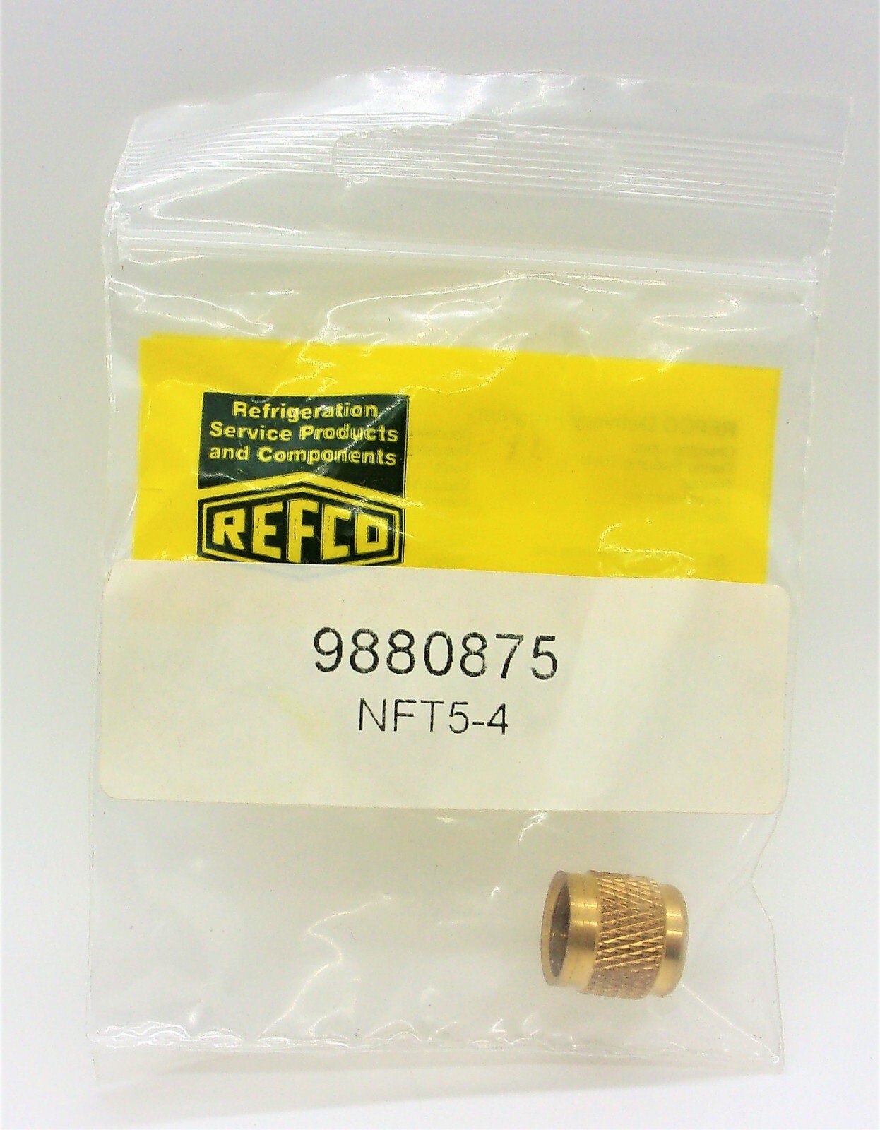 Refco NFT5-4 Quick Seal 1/4″ SAE Flare Cap w/gasket #9880875