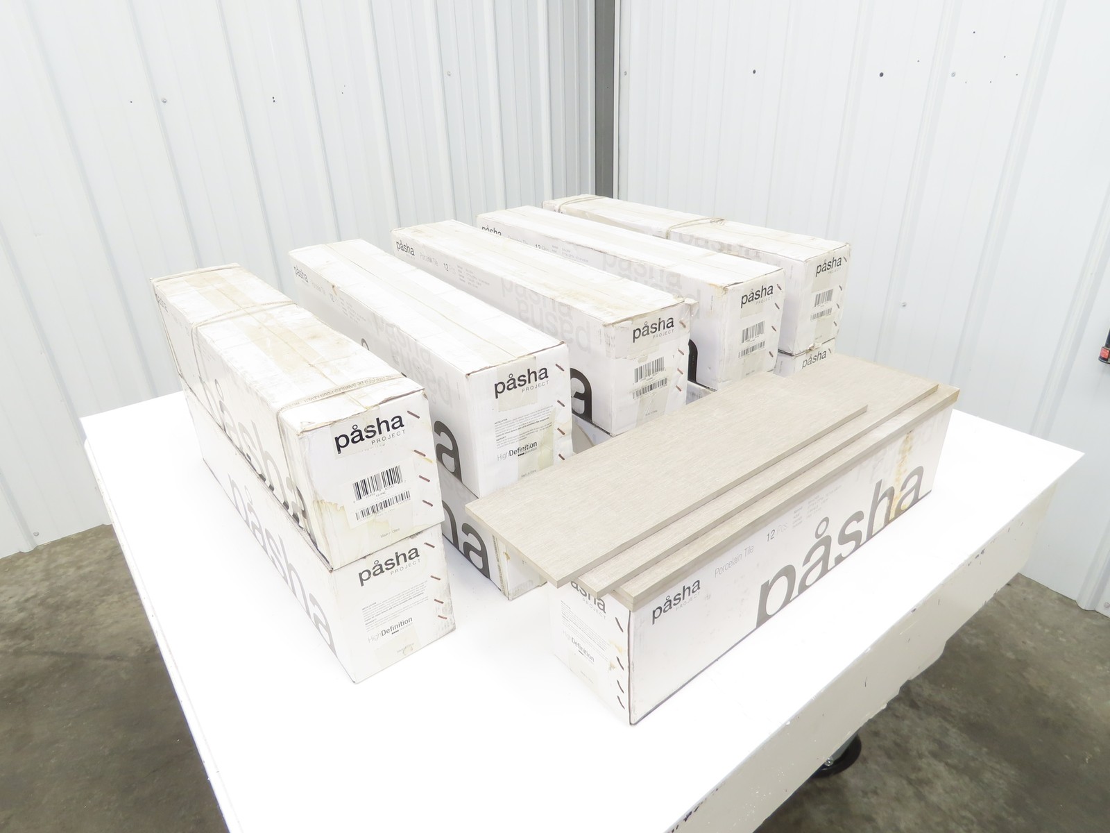 Pasha 6×24″ Belgian Linen Mica HD Rectified Porcelain Tile 9mm 135Sq Ft 11 Boxes