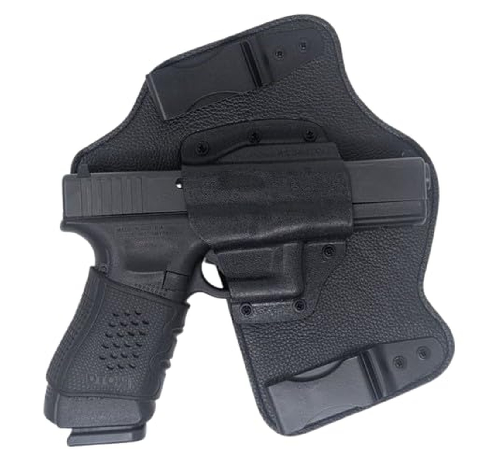 DTOM Ultimate Tuck IWB (Inside the Waistband) Hybrid Holster – RH, Black, fit…