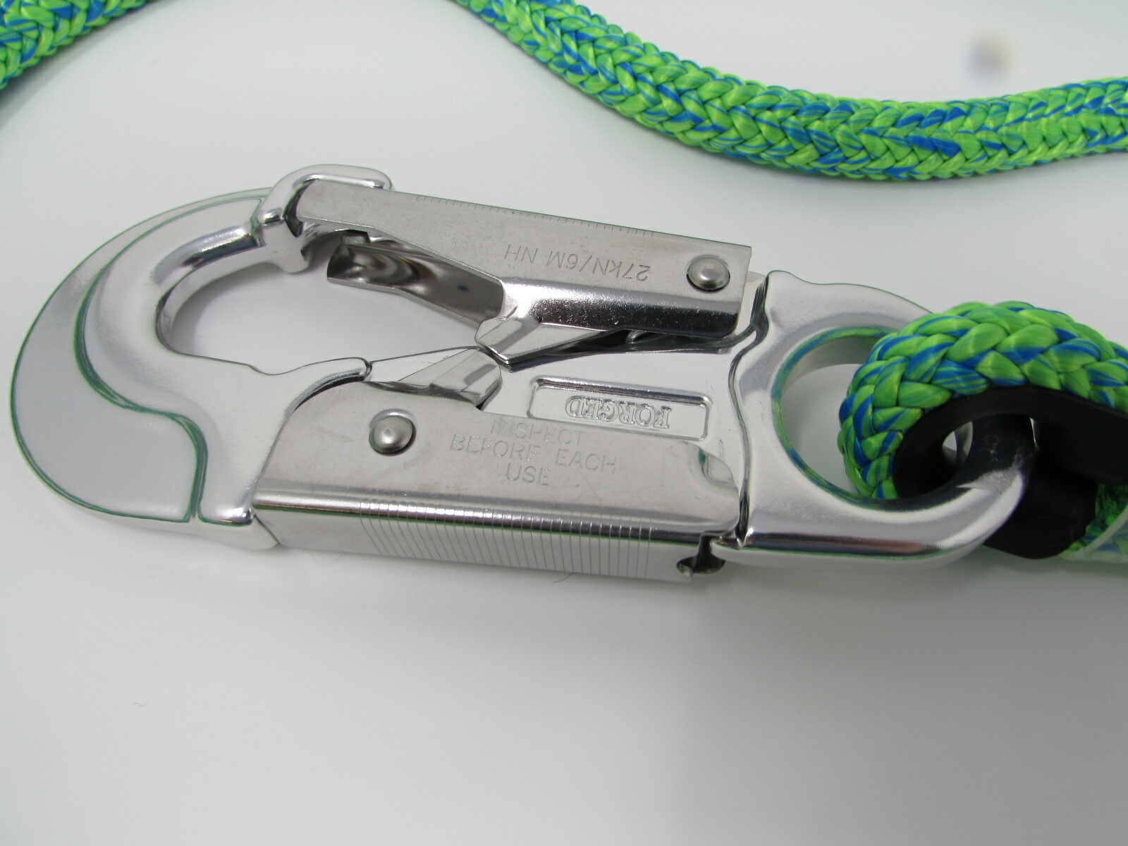 4FT-7FT ROPE LOGIC’S GREEN LIGHTNING BUCKSTRAP ROPE LANYARD SAMSON ARBORIST