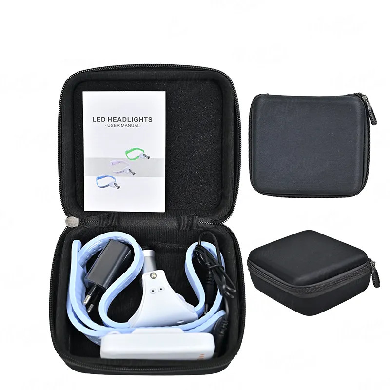 Dental Medical 5W LED Wireless Ultra-light Head Light ENT Headband Headlight