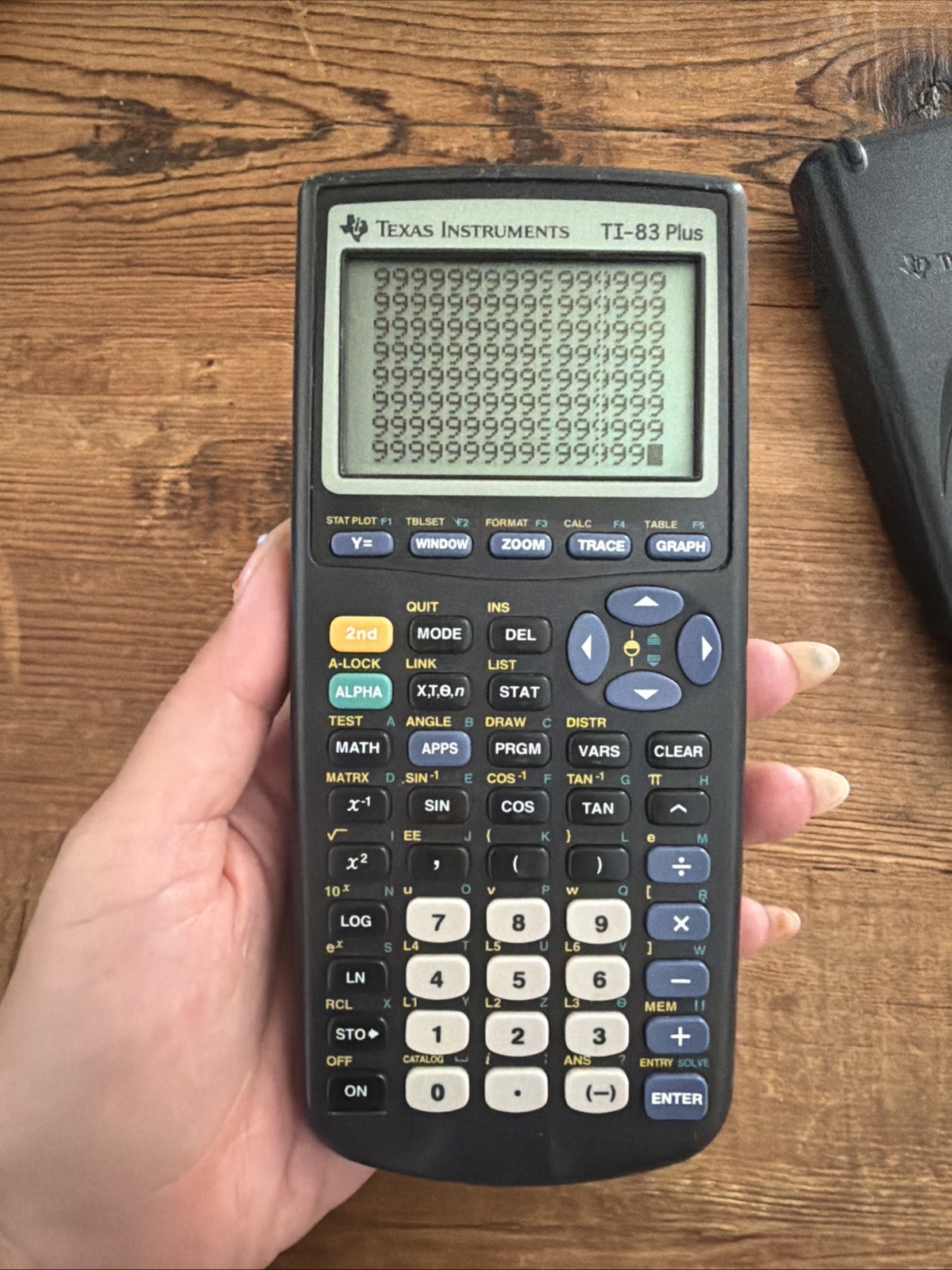 Texas Instruments TI-83 Plus Graphing Calculator w/ Cover TESTED