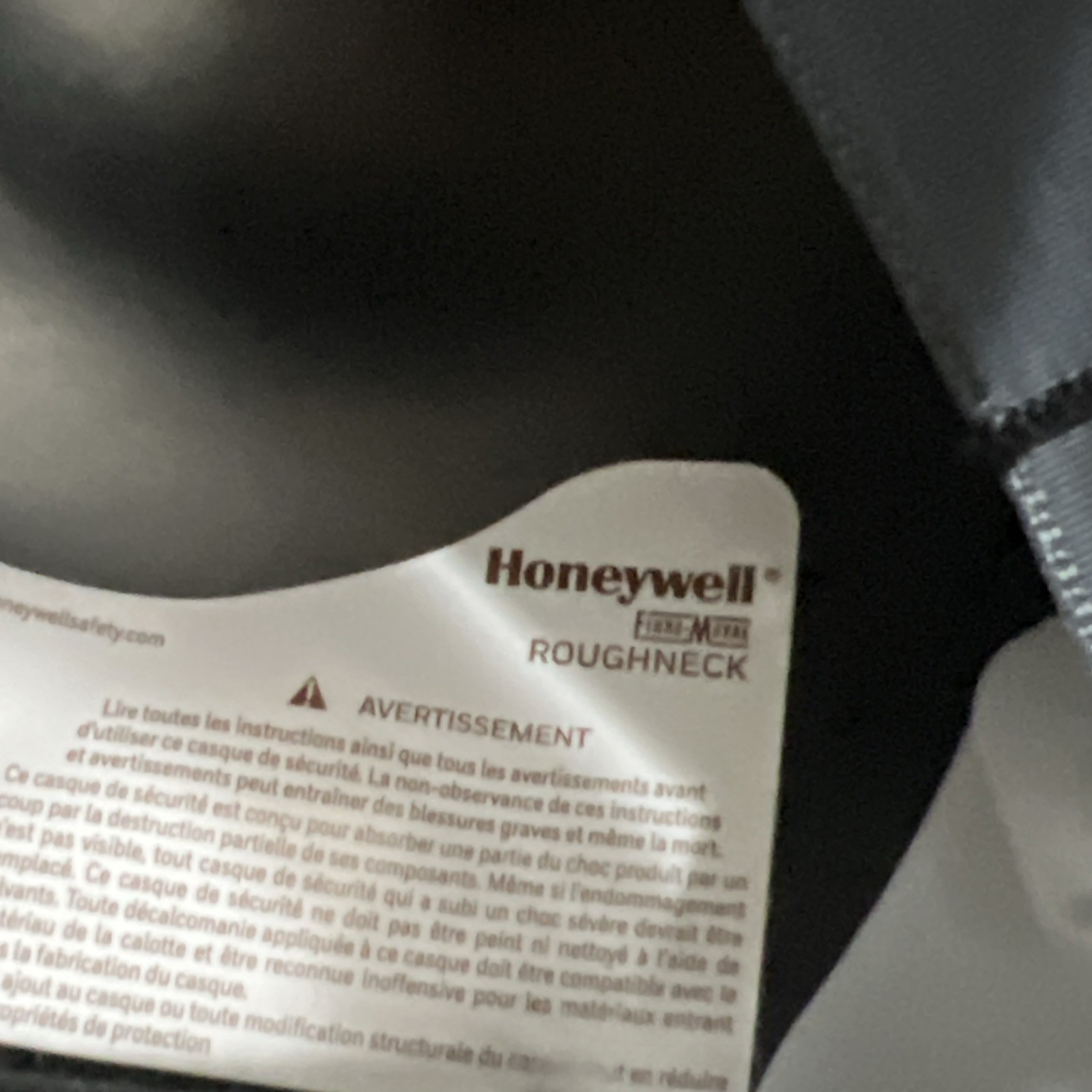 Honeywell Fibre Metal Roughneck P2HnQ Hard Hat – Gray – Used – Good