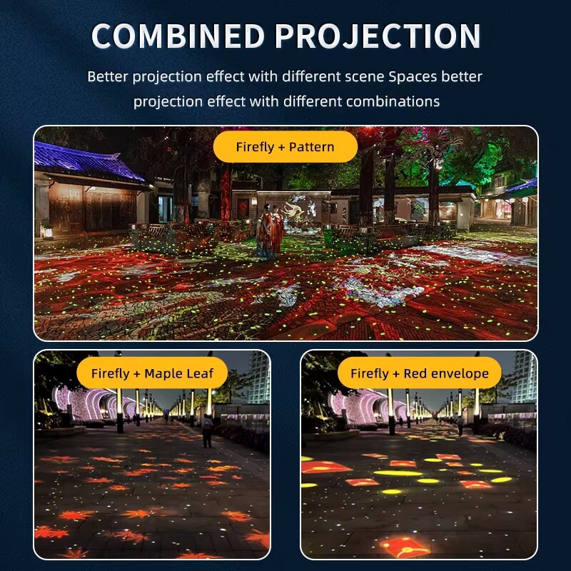 Outdoor RGB Firefly Laser Lights Projector Moving IP67 for Home Garden Patio New