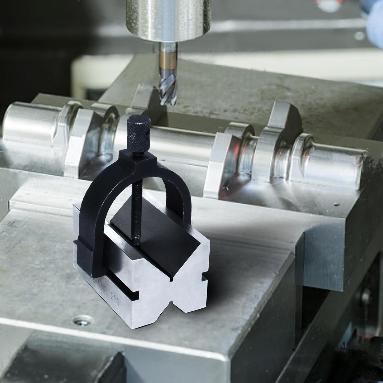 HFS TYPE B V-BLOCK & C CLAMP SET Precision Universal-Type2-3/4IN 1-3/4IN 1-1/2IN