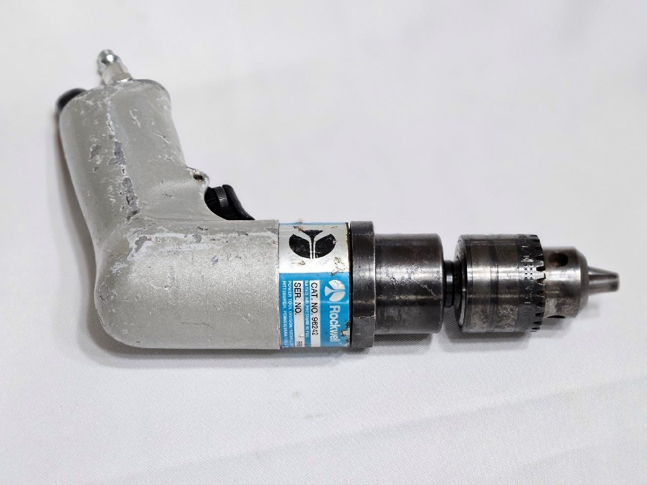 Rockwell Model 96242 Pistol Grip 3/8″ Pneumatic Drill 1000 RPM Jacobs Chuck