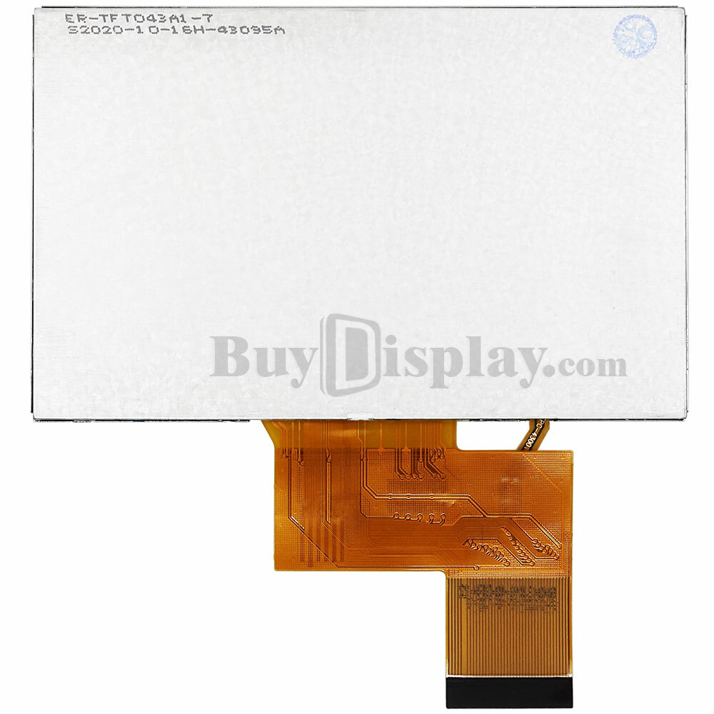 4.3″ inch 800×480 IPS TFT LCD Module All Viewing Optional TouchScreen Display