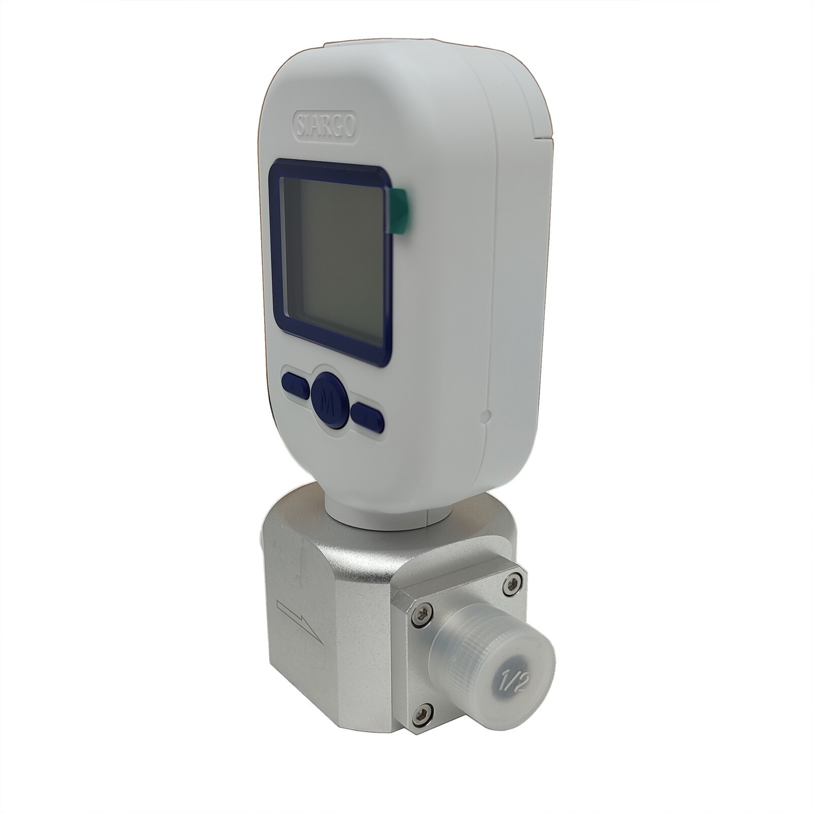 250L/min Electric Digital Gas Mass Flow Meter Oxygen Nitrogen Air Flow Tester